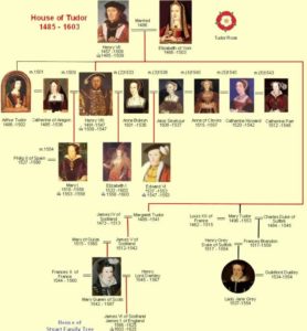 ヘンリー VII王の家系図