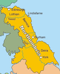 Map of Northumbria
