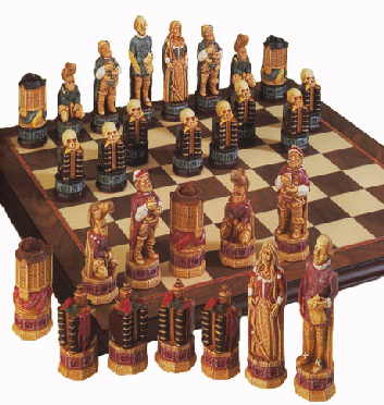 Tudor chess set