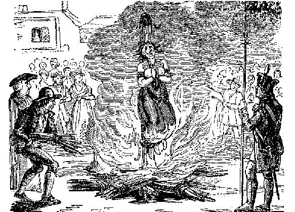Anne Williams burned at the stake