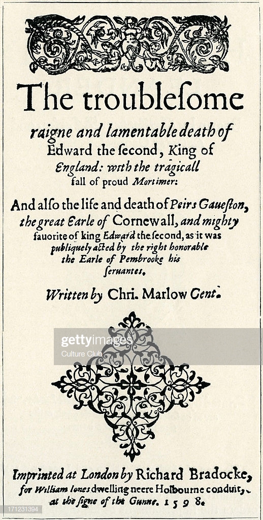 Edward The Second by Christopher Marlowe