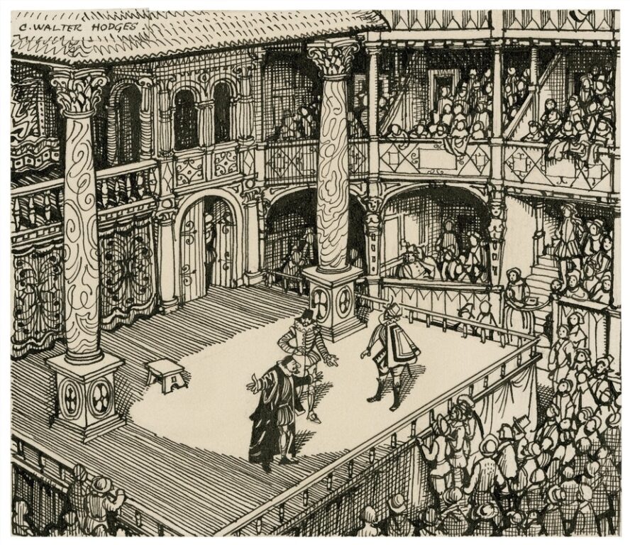 Elizabethan theatre audience