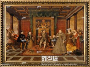 'The family of Henry VIII: An Allegory of the Tudor Succession', 1572. Artists: King Henry VIII, Lucas de Heere.