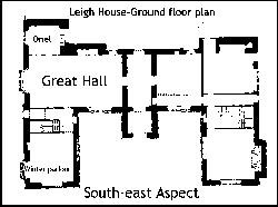Leigh House is built to the traditional Elizabethan E-plan