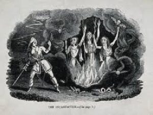 Macbeth Meets the three Witches