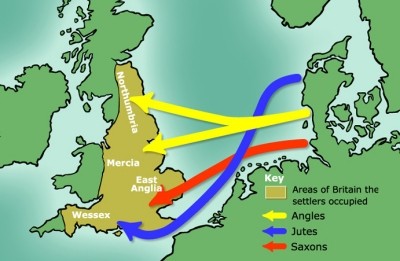Migration of Angles, Saxons, and Jutes