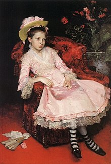 Pink worn by girls