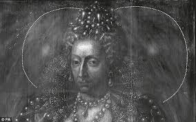 Queen Elizabeth Portrait made of wax