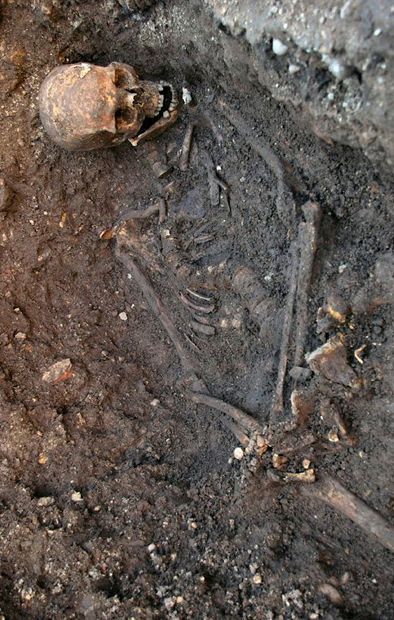 Remains of King Richard III at Grey Friars