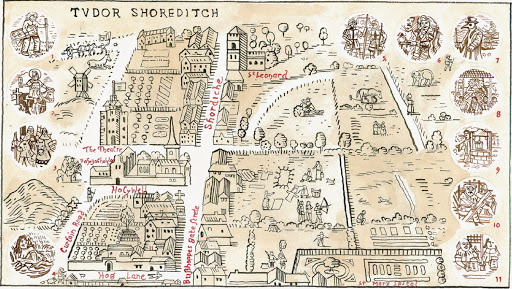Shoreditch map