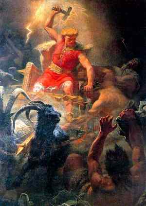 Thuron- God of Thunder, Thursday's God