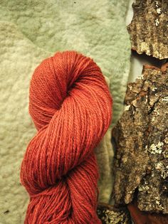 Wool dyed with Madder root