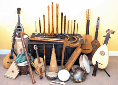 elizabethan era musical instruments