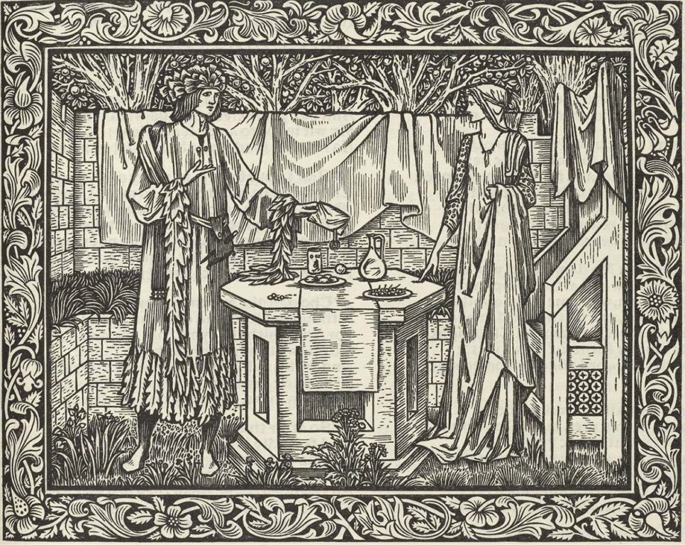 Illustration of Chaucer's work