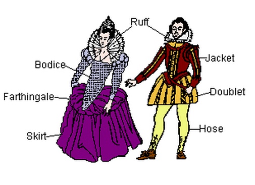 Rich Elizabethan Clothing
